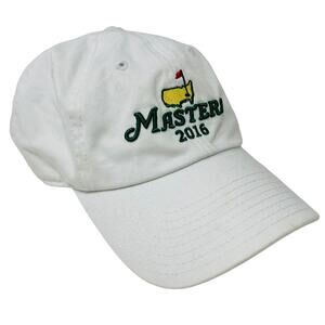 2016 Masters Adjustable Cap Hat Visor Snapback Merch EMbroidered White